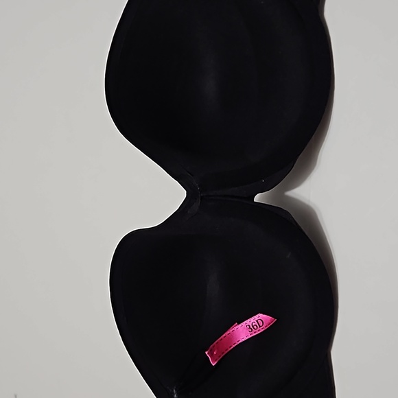 Maidenform Comfort Devotion Strapless Black Padded Underwire Bra Size 36D #W-742 - Picture 4 of 12